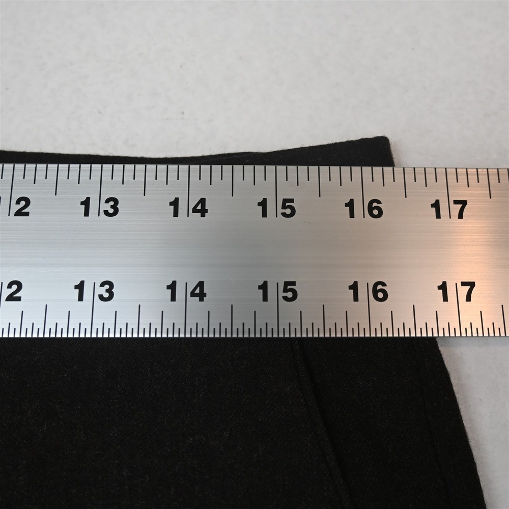 Vtg Mens 31x26 Brown Wool Cashmere Flannel Flat Front Cuffed Dress Mens Pants - Picture 2 of 9